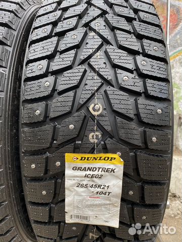 Шины 265/45 R21 Dunlop GrandTrek Ice 02 новые