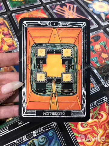 Темное Таро Тота (тёмное издание) / 80 карт