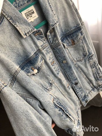 Куртка джинсовая оверсайз Zara