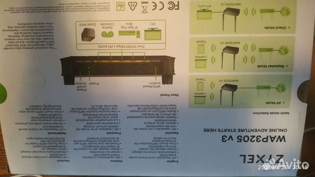 Wi-fi роутер zyxel wap3205 v3
