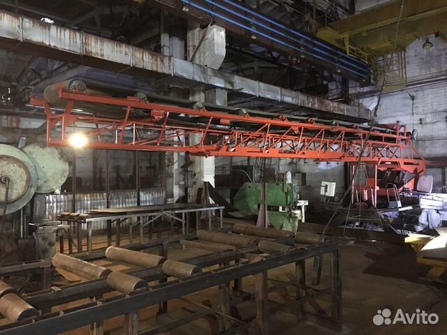 Конвейер штабелеукладчик радиальный укладчик