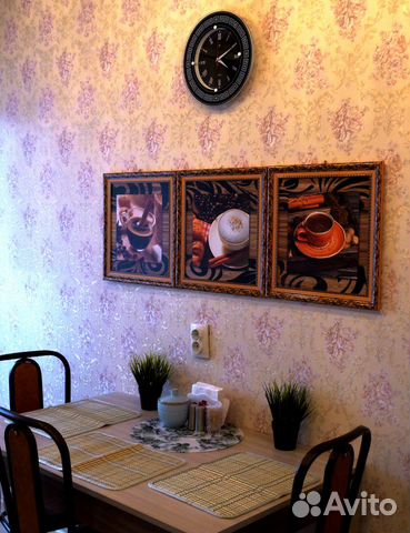 

1-к. квартира, 44 м², 2 кровати