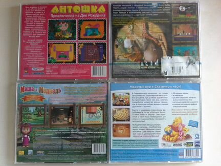 Для детей - сказки, песенки, обучающие игры на сд