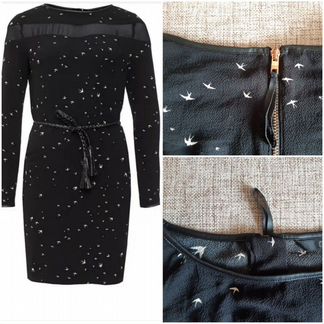 Платье черное Only. Размер 40-42 (XS)