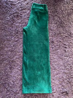 Широкие вельветовые брюки и топ