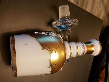 Ваза богемского стекла