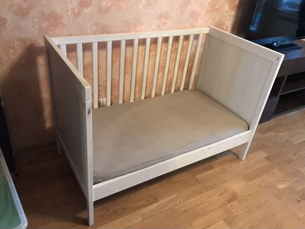 Кроватка IKEA сундвик матрас полный комплект посте