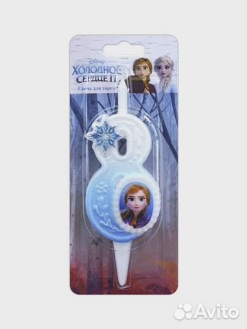 Свеча для торта парафиновая Riota на день рождения