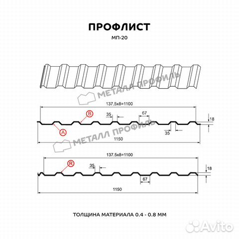 Профлист (профнастил)