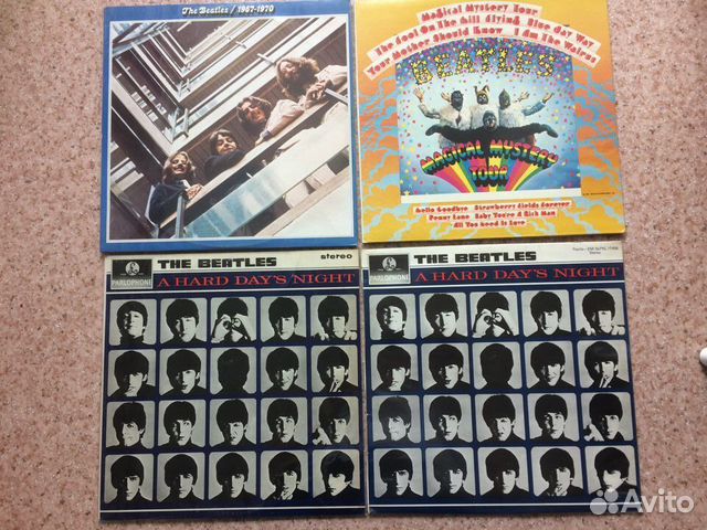 Виниловые пластинки Beatles и другие