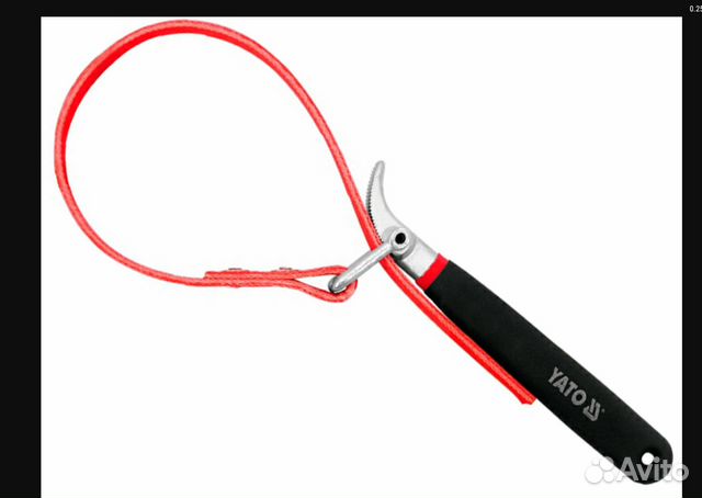 Съемник фильтра масла yato 80-160 мм ленточный