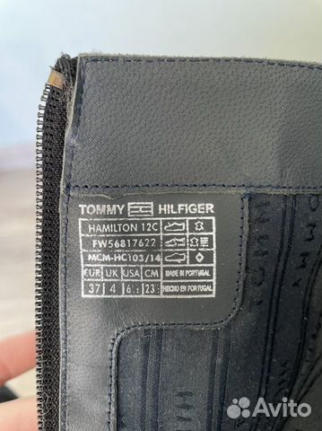 Сапоги tommy hilfiger