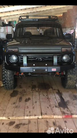 Бампер риф передний ваз Нива с защитной дугой