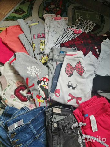 Вещи пакетом на девочку 152