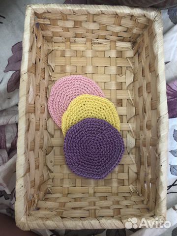 Диски многоразовые для снятия макияжа