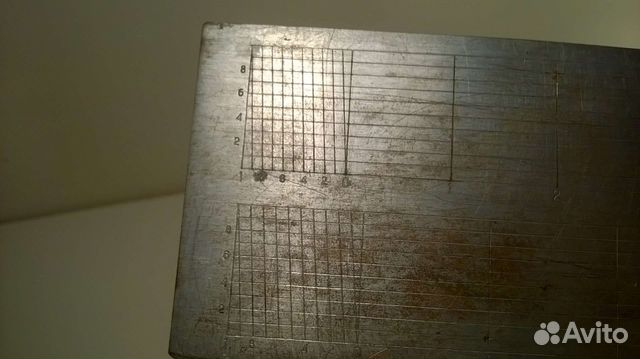 Линейка СССР хордоугломер металл