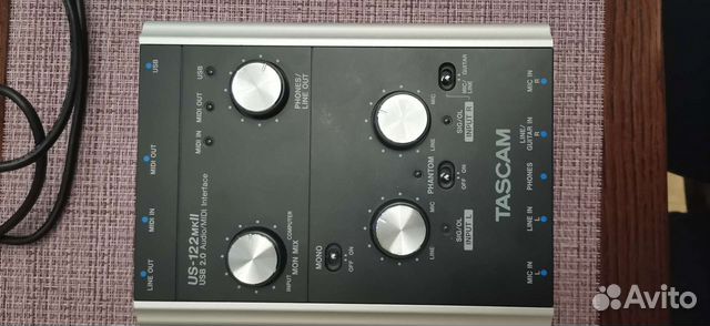 Внешняя звуковая карта tascam