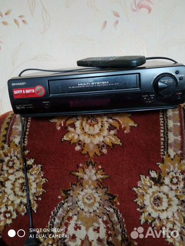 Видеомагнитофон sharp с пультом