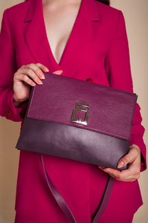 Сумка -клатч кожаная, новая