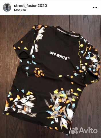 Футболки Off-White Stone island