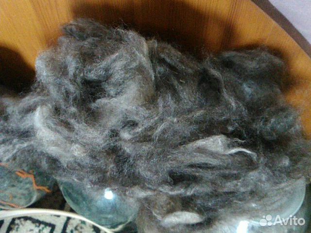 Шерсть пух козий