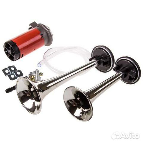 Сигнал звуковой с компрессором на 2 рожка Маяк