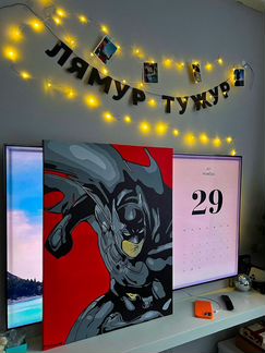 Batman (Бэтмен) акрил картина 100x120 и 60x80