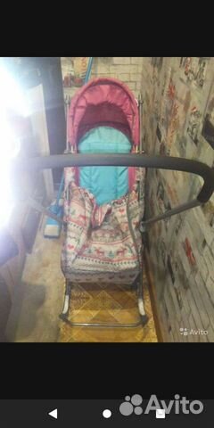 Детские санки коляска