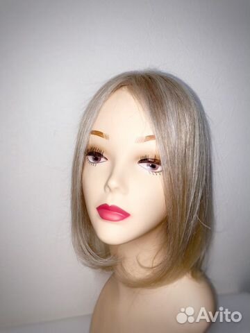 Накладка теменная из натуральных волос