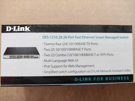Коммутатор D-Link DES-1210-28