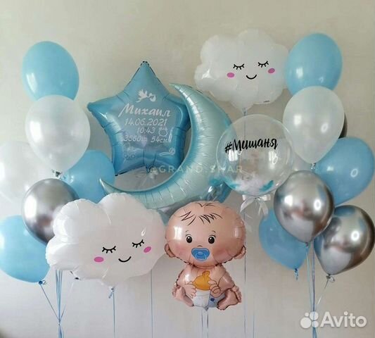 Шары на выписку из роддома