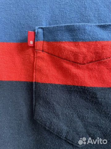 Футболка One pocket levi’s М, красный-белый-синий