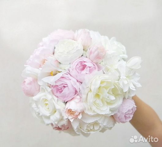 Свадебный букет невесты Букет дублер розовый