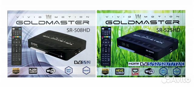 Спутниковые ресиверы GM SR-508HD / SR-525HD