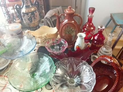 Графины,вазы конфетницы,фруктовницы,вазочки СССР