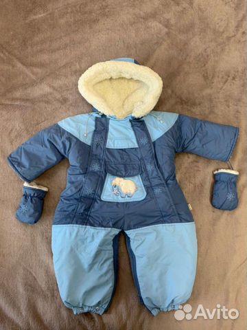 Комбинезон-трансформер для мальчика зимний