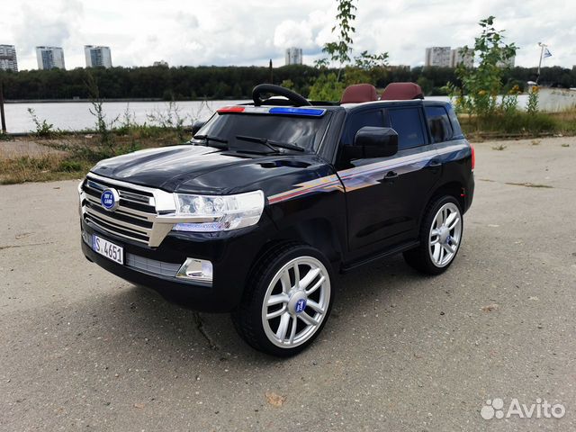 Электромобиль Джип Land Cruiser Police YBH 4651