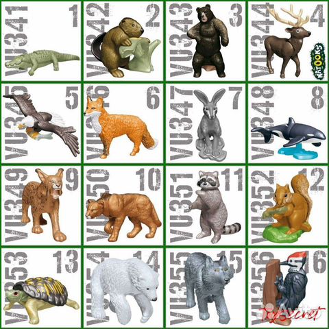 Киндер сюрприз natoons 2021 животные