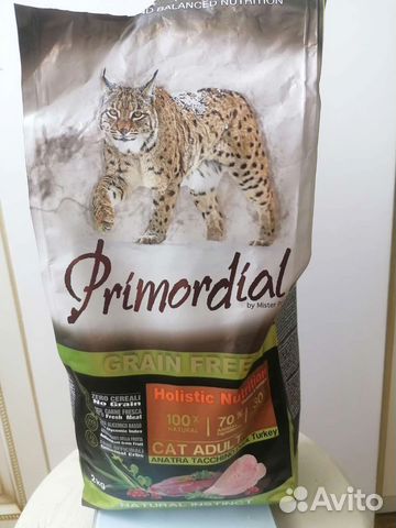 Корм для кошек холистик Primordial беззерновой