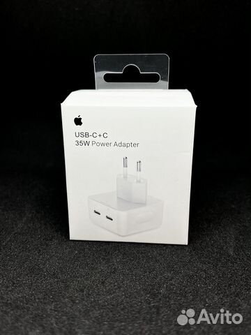 Зарядка на iPhone 35W два разъёма USB-C