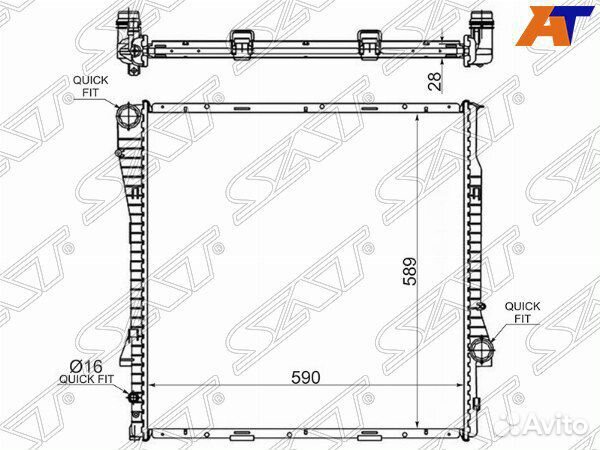 Радиатор BMW X5