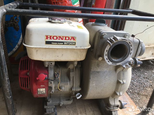 Мотопомпа honda wt30x