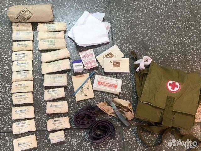Сумка санитарная Сандружинника СССР. Склад