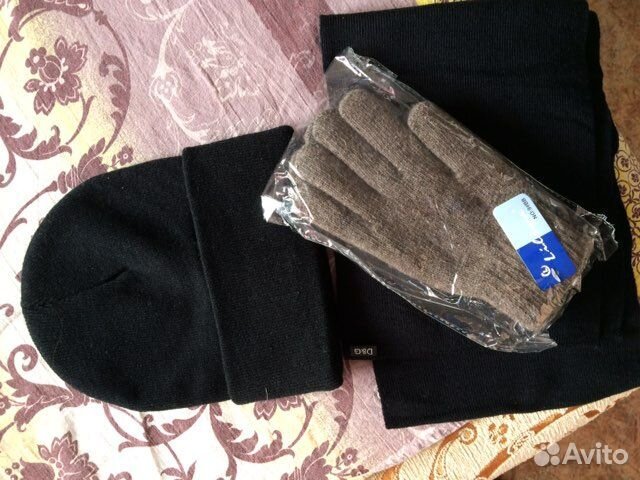 Шапка шарф перчатки