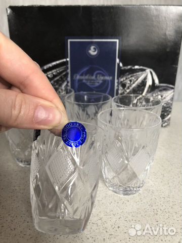 Дятьковский хрусталь, рюмки, 6 штук