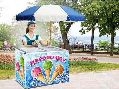 Картинка продавец мороженого