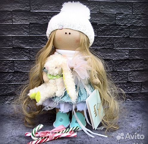 Кукла интерьерная текстильная