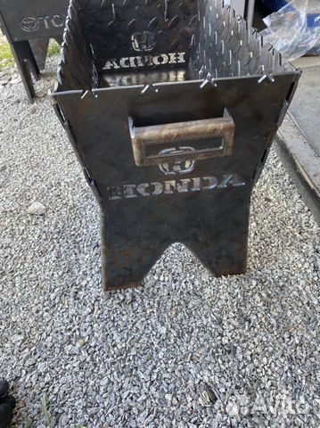 Мангал ручная работа 3мм, логотип honda