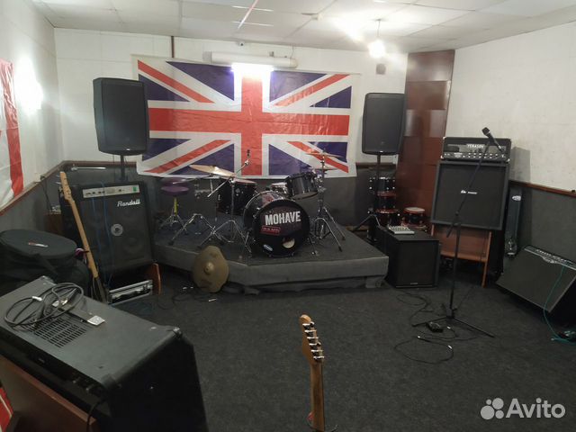Репетиционная база «crater» Три комнаты