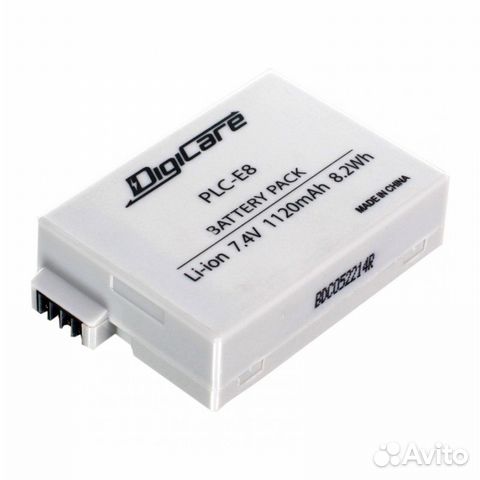Аккумулятор DigiCare PLC-E8 / LP-E8 / EOS 550D, 60